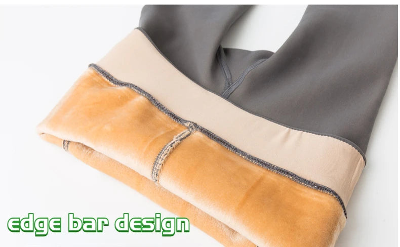Bas thermiques en molleton pour femme, collant polaire femme ,collants chauds et Sexy, translucides, Slim, épais, en velours élastique, pour l'hiver,collant thermique femme effet peau,legging polaire femme