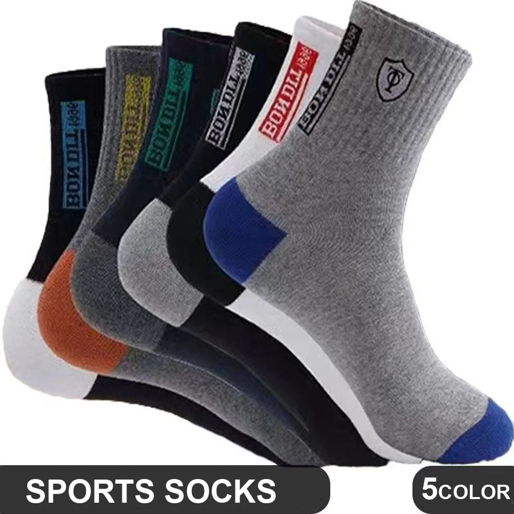15/30 Pares de Calcetines Deportivos Transpirables de Algodón para Hombre, Calcetines de Fibra de Bambú Absorbentes de Sudor y Desodorantes, Calcetines de Negocios