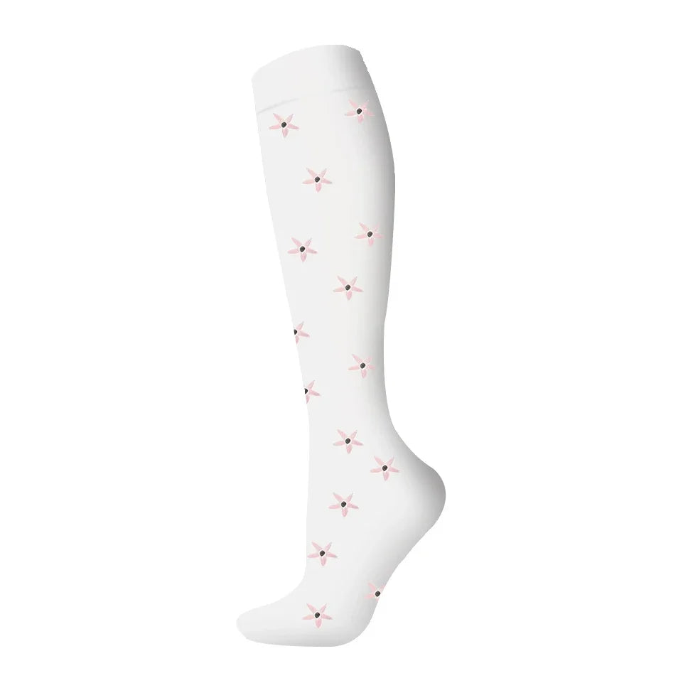 Nuevos calcetines de compresión deportivos para venas varicosas, calcetines médicos de nailon para enfermería, aptos para correr, saltar, antifatiga