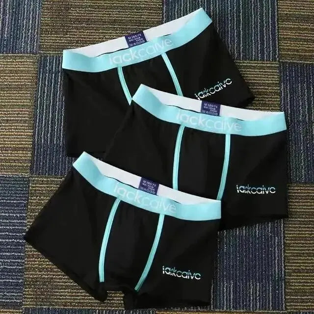 3 uds bragas masculinas ropa interior de algodón para hombres Boxers transpirables Boxer para hombre calzoncillos estampados pantalones cortos cómodos ropa interior para hombres M-3XL