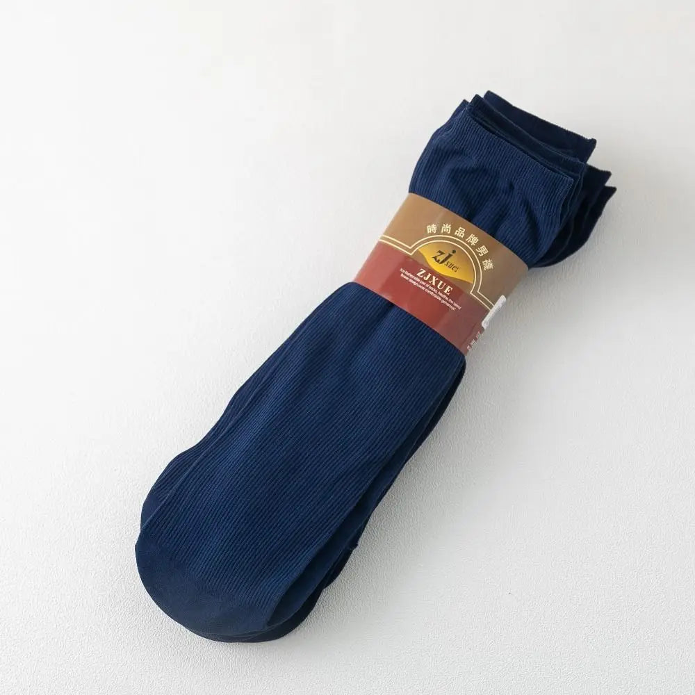 10 pares de calcetines de seda de hielo para hombre, calcetines ultrafinos de verano y primavera, calcetines de negocios sólidos, calcetines suaves transpirables, calcetines tobilleros de fibra de bambú
