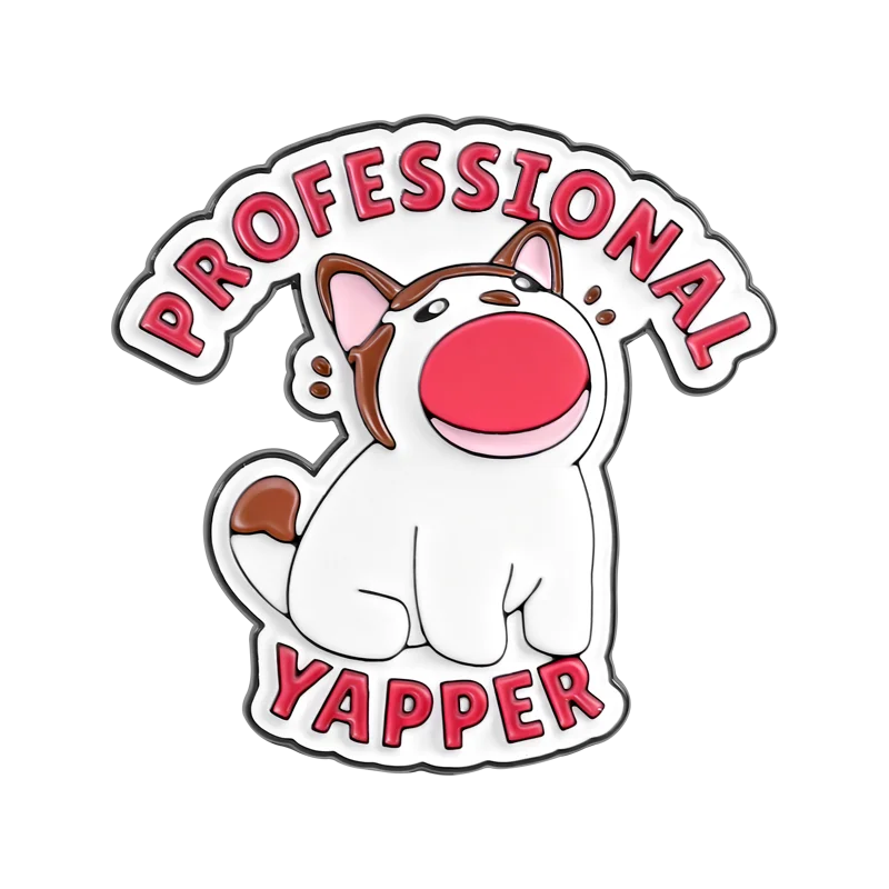 Broches de Esmalte de Dibujos Animados de Comedia, Lindos Broches de Anime de Perro, Gato, Pato, Doctor, Oso, para Ropa, Solapa, Joyería, Regalos para Amigos