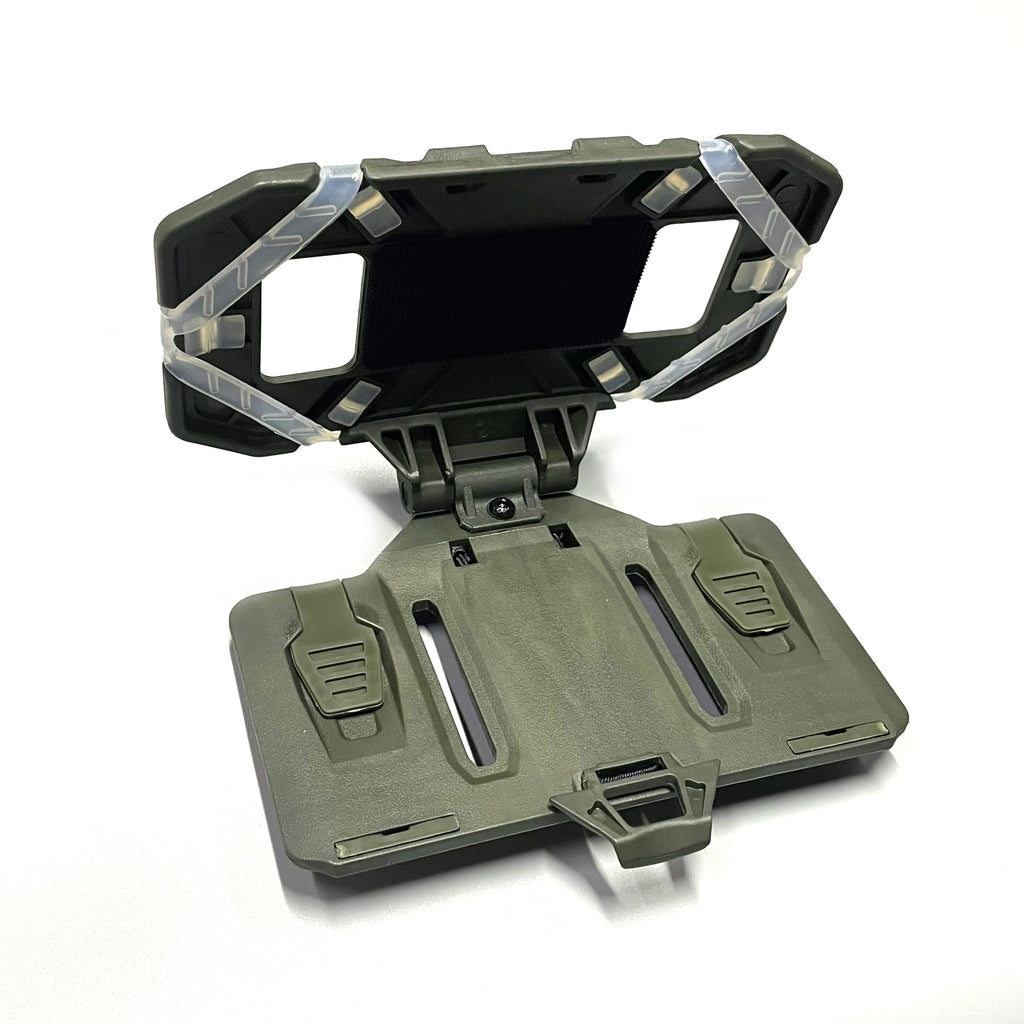Soporte táctico para teléfono MOLLE, tablero de navegación plegable, equipo de sujeción para teléfono móvil, accesorios para chaleco de caza Airsoft
