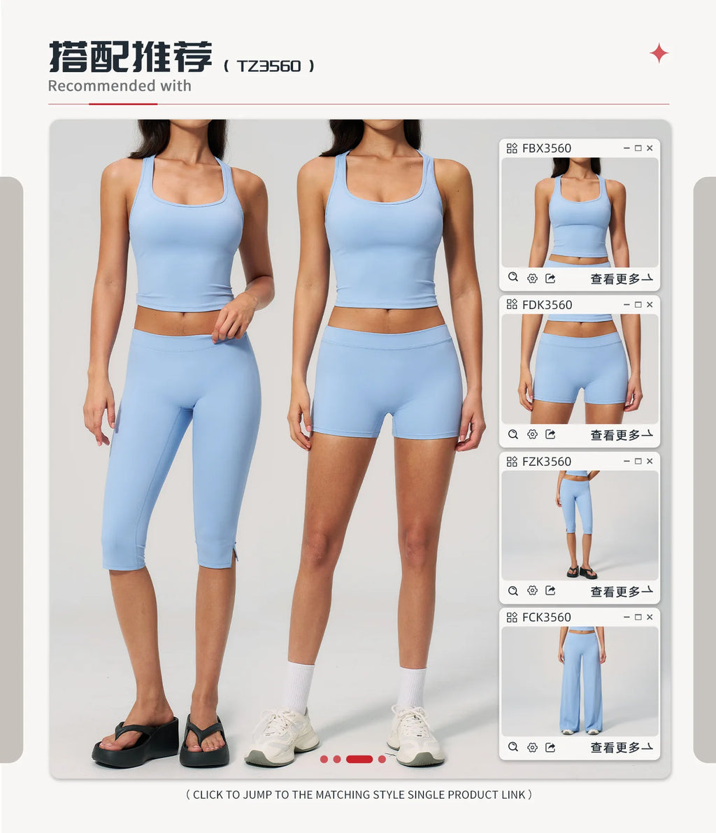 Conjunto Deportivo de Yoga para Mujer, Conjunto de Dos Piezas, Pantalones y Top, Ropa Deportiva para Gimnasio, Yoga y Entrenamiento