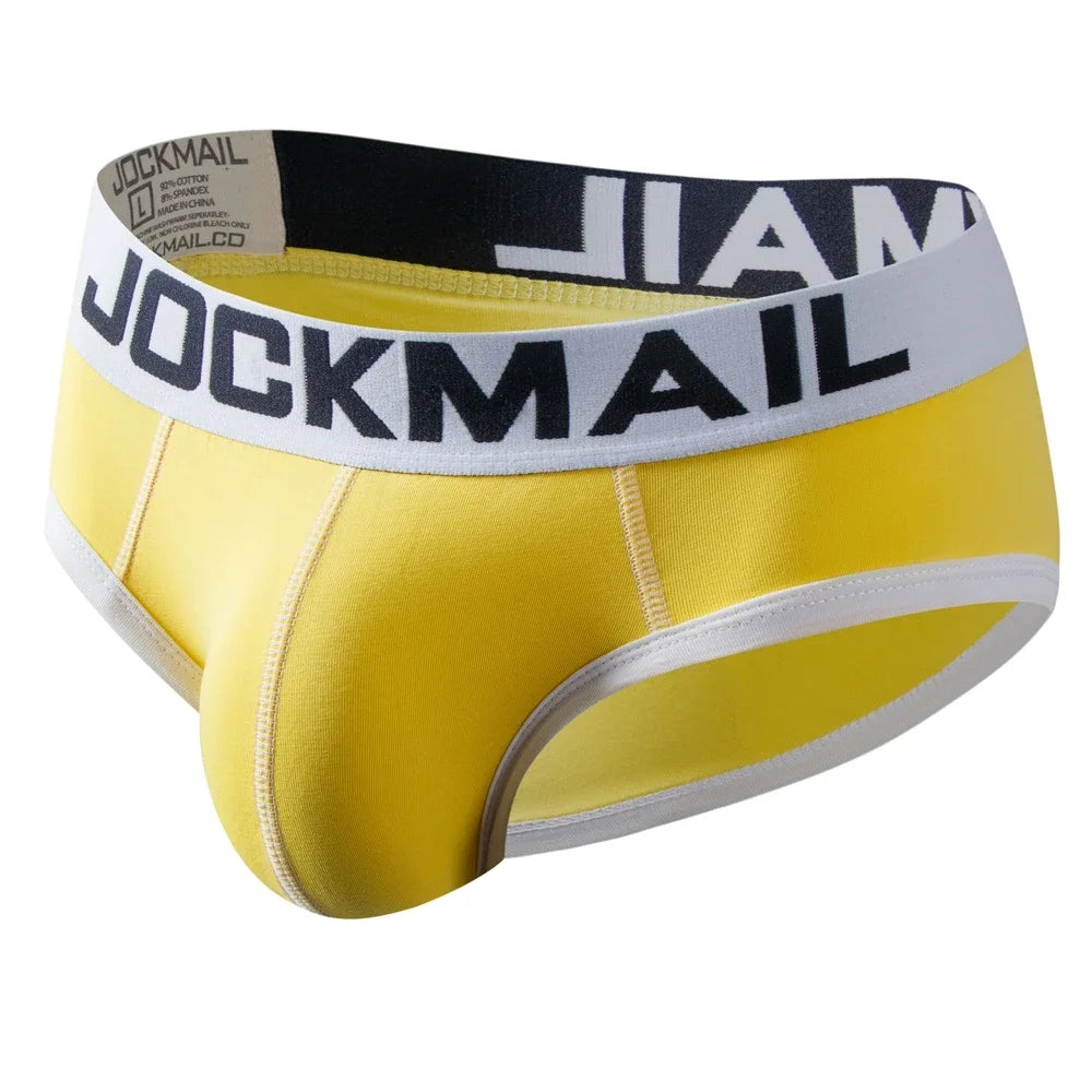 Calzoncillos sexis de marca para Hombre, Bikini, ropa interior masculina, Calzoncillos para Hombre, calzoncillos de algodón para Hombre, Cuecas, ropa interior, uso diario JM339
