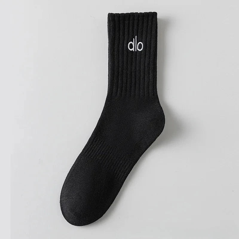Calcetines dlo de algodón puro antiolor, aptos para todas las estaciones, medias 100% algodón, para jóvenes estudiantes, talla grande, calcetines de baloncesto.