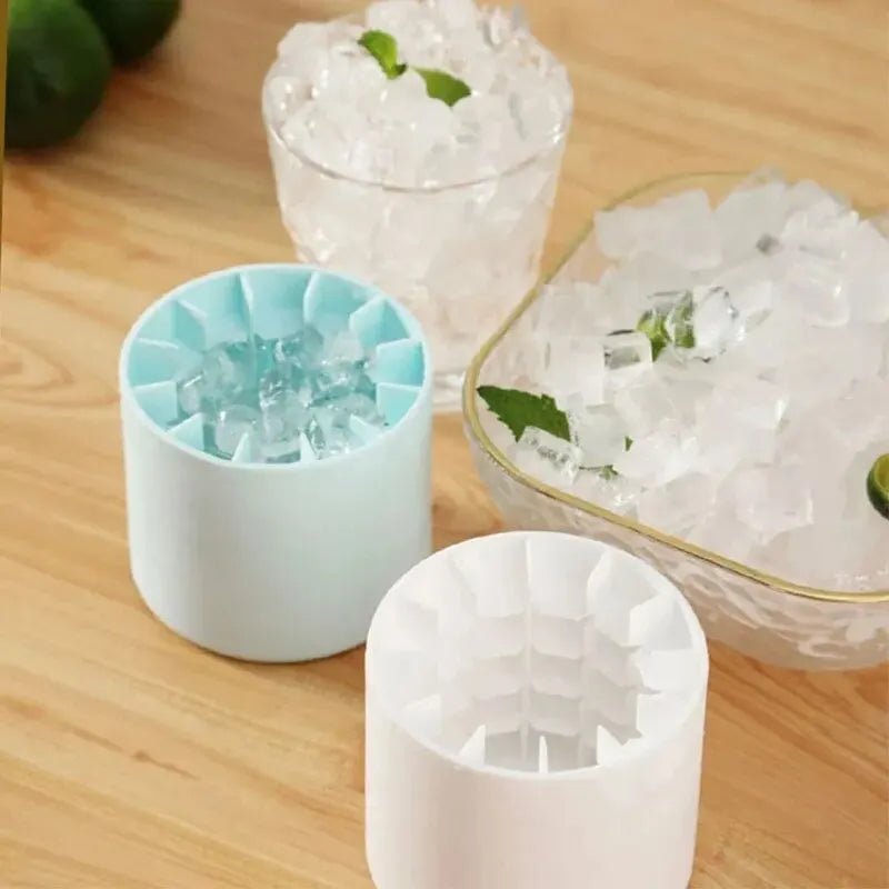 Molde de silicona para cubitos de hielo, cubo de hielo redondo, refrigerador casero DIY de verano, máquina de hielo congelada, molde creativo para cubitos de hielo, herramientas de bar