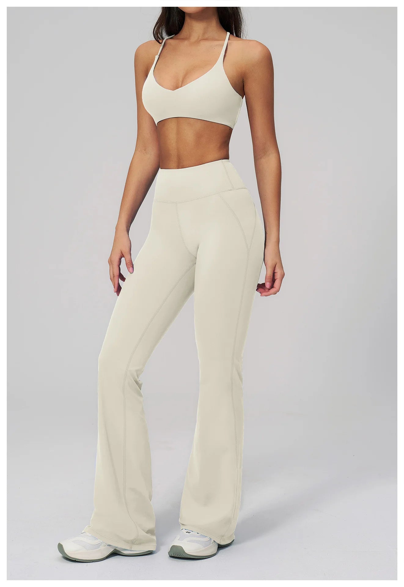 Conjunto de Yoga para Mujer, Ropa Deportiva, Conjunto de Gimnasio y Fitness, 2 Piezas, Leggings para Correr, Sujetador Deportivo Transpirable, Ropa Deportiva Femenina