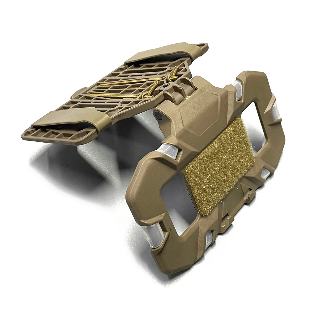 Soporte táctico para teléfono MOLLE, tablero de navegación plegable, equipo de sujeción para teléfono móvil, accesorios para chaleco de caza Airsoft