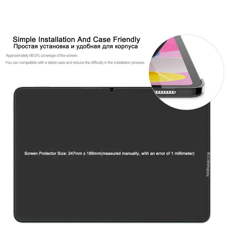 Para Xiaomi Pad 7 11,2 pulgadas 2 piezas HD Protector de pantalla de vidrio templado a prueba de arañazos Funda para Xiaomi Pro 7 Pro película protectora