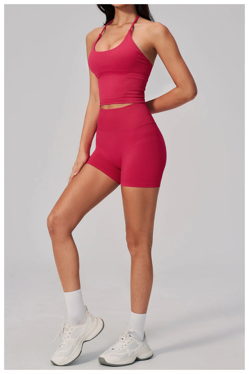 Conjunto de Yoga sin Costuras para Mujer, Ropa Deportiva, Conjunto de Fitness de 2 Piezas, Leggings y Sujetador Deportivo Transpirable, Ropa Deportiva Femenina