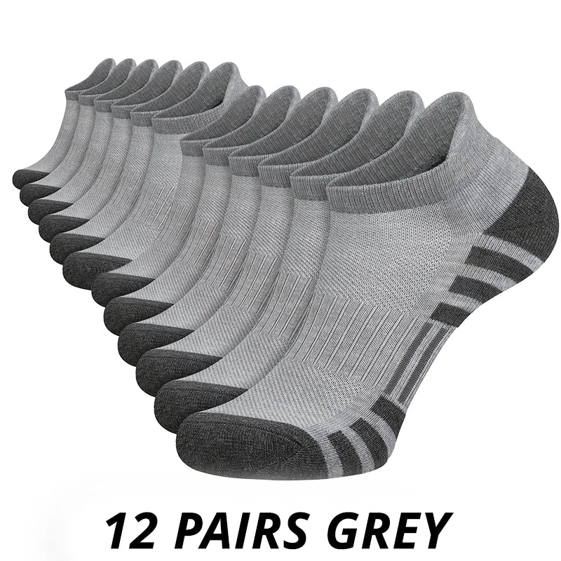 6/12 pares de calcetines de gimnasio al aire libre para hombre, alta calidad, cómodos, suaves, agarre al suelo, fútbol, talla grande, nuevo estilo