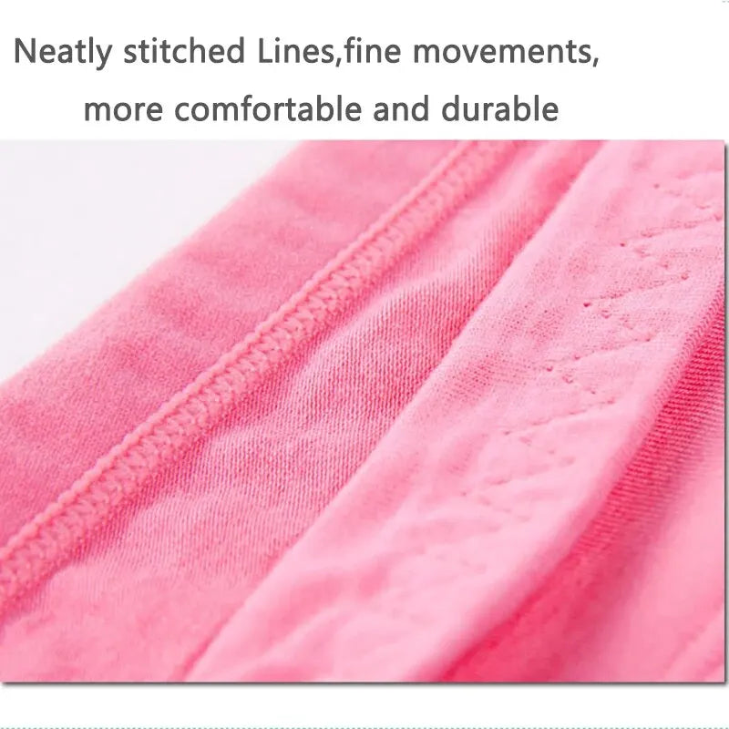 Bragas de talla grande para mujer, ropa interior de algodón suave, lencería Sexy, 7 unidades por lote