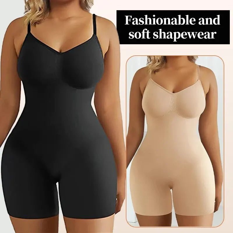 Body con Control de barriga para mujer, ropa moldeadora sin costuras, cintura alta, cinturón plano para el vientre, ropa moldeadora de cuerpo