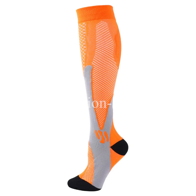 1 par de calcetines de compresión calcetines deportivos medias de enfermería médica previenen las venas varicosas calcetines embarazo enfermería atlético fútbol SOX