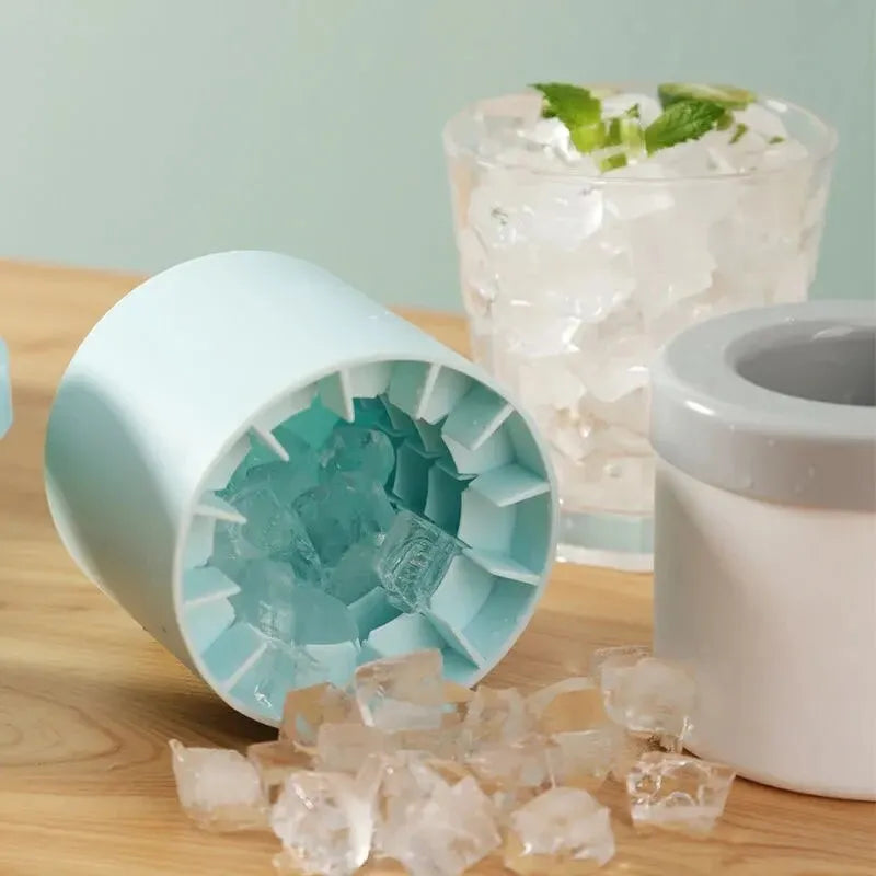 Molde de silicona para cubitos de hielo, cubo de hielo redondo, refrigerador casero DIY de verano, máquina de hielo congelada, molde creativo para cubitos de hielo, herramientas de bar