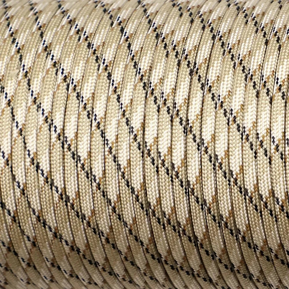 Cuerda Paracord de 7 núcleos 550, 5 15 30 M de diámetro, cordón de 4mm para acampar al aire libre, cordón de supervivencia, paracaídas, accesorios para tienda de senderismo