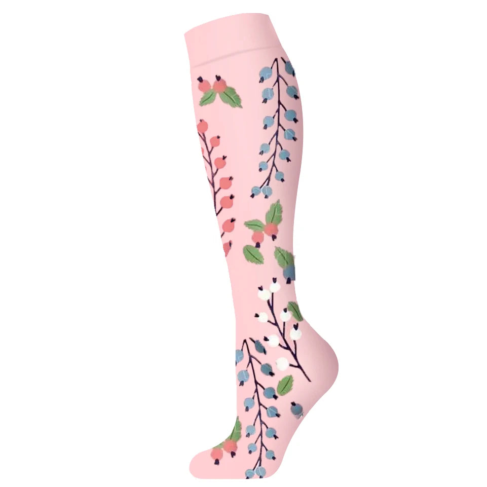Nuevos calcetines de compresión deportivos para venas varicosas, calcetines médicos de nailon para enfermería, aptos para correr, saltar, antifatiga