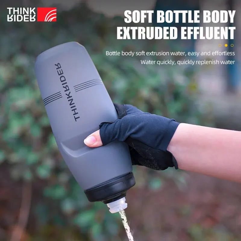 ThinkRider-botella de agua para bicicleta de montaña y carretera, botella de plástico portátil de gran capacidad para deportes al aire libre, 620ml/750ml