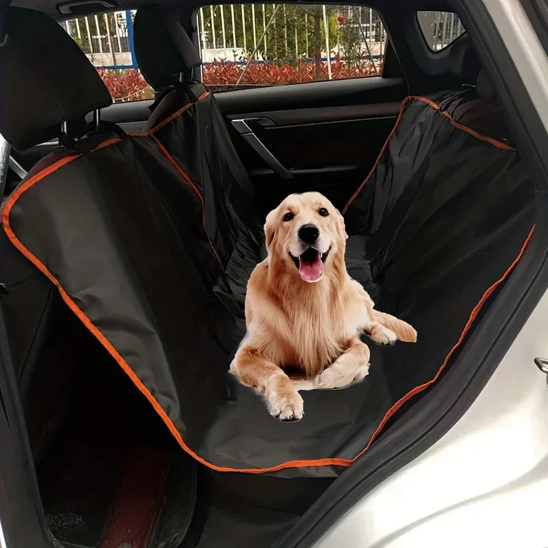 Funda Protectora Premium para Asiento de Coche para Perros, de Tela Oxford, Resistente al Agua y a los Arañazos, Tipo Hamaca, para Autos, Camionetas y SUVs