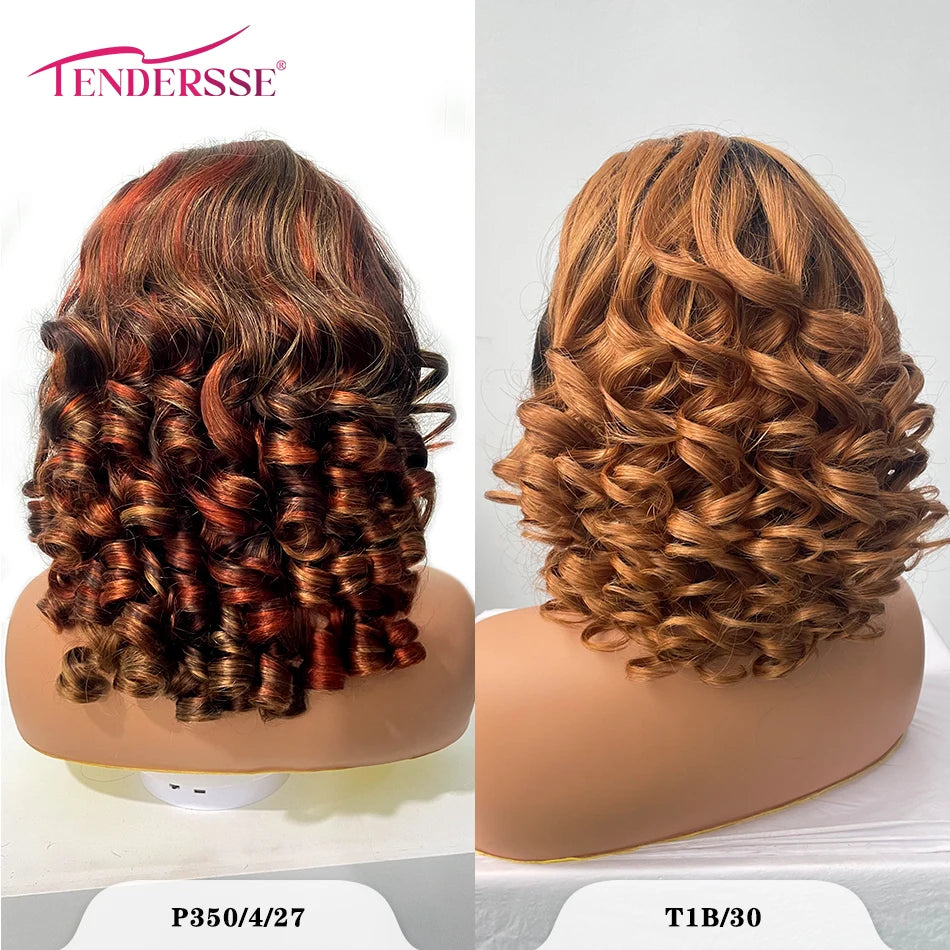 Pelucas de cabello crudo 100% vietnamita, densidad 250, ombré, doble estiramiento, rizado, onda suelta, 13x4 HD, peluca sin pegamento con encaje frontal prearrancado