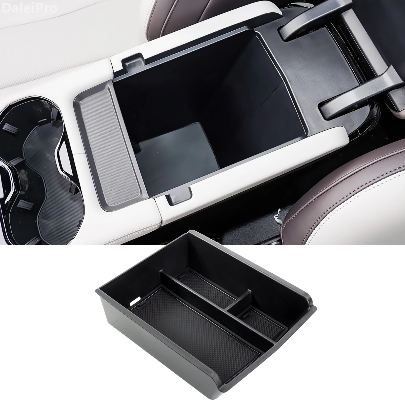 Para BYD Seal U 2023 2024 2025 caja de almacenamiento con reposabrazos consola central portavasos caja de almacenamiento en capas accesorios para Song Plus DM-i