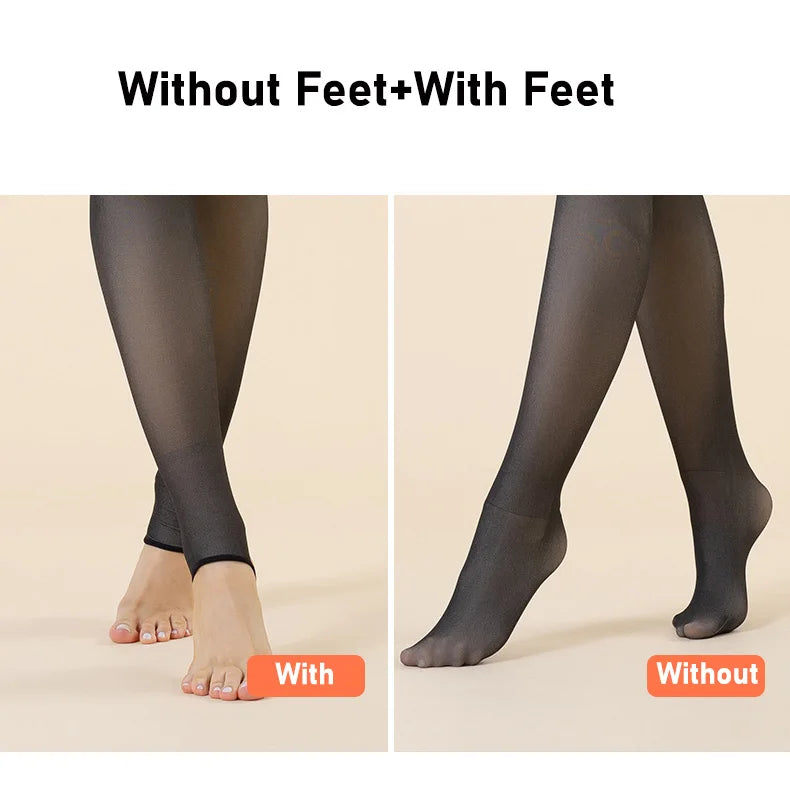 Medias térmicas forradas de lana para mujer, mallas cálidas de cintura alta, pantimedias negras translúcidas, Sexy, Invierno medias termicas mujer mallas termicas mujer mallas calidas de invierno para mujer