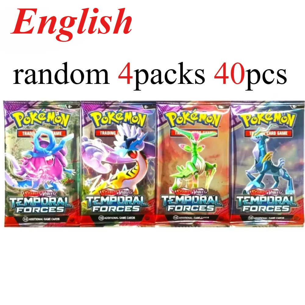 40 Uds. Tarjeta de Pokémon prismática 151 evoluciones inglés Booster Battle juego de cartas de Pokémon Carte Trading tarjetas de colección regalo