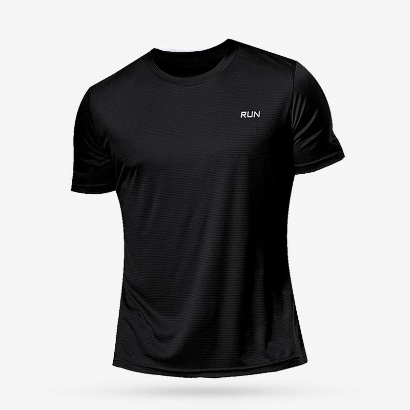 Camisetas de culturismo para correr de secado rápido para hombre, camiseta deportiva para gimnasio, camisetas de manga corta para Fitness, camiseta de gran tamaño, verano