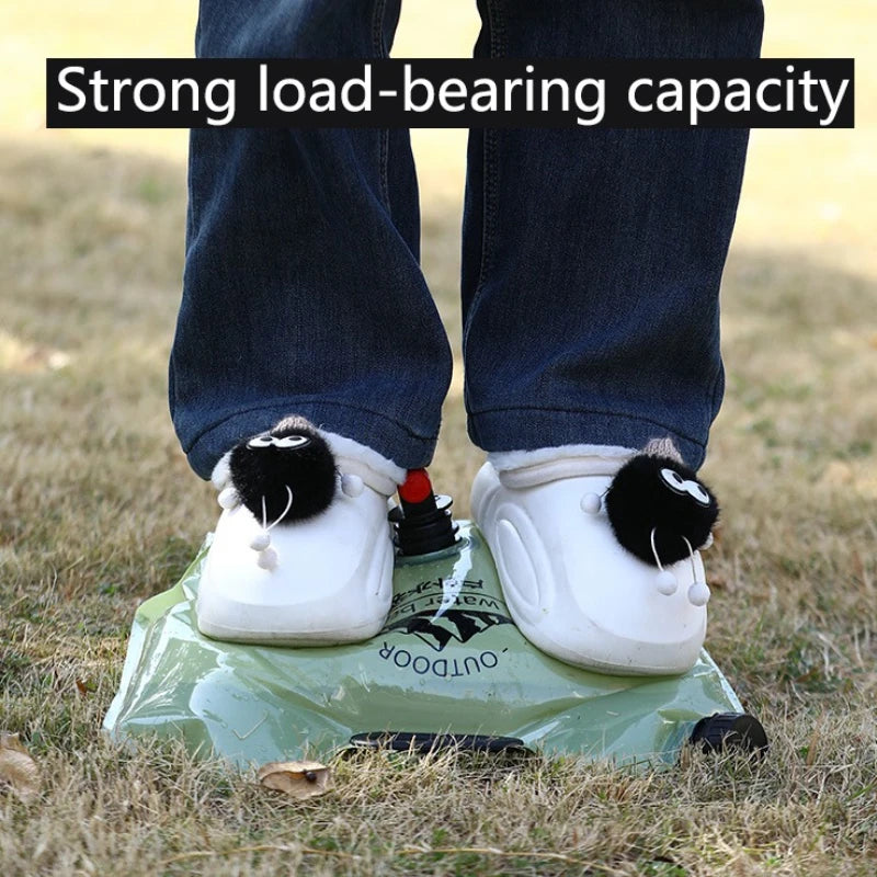 Bolsa de almacenamiento de agua portátil, plegable, para deportes al aire libre, Camping, grifo de escalada de montaña de gran capacidad, bolsa de agua de plástico