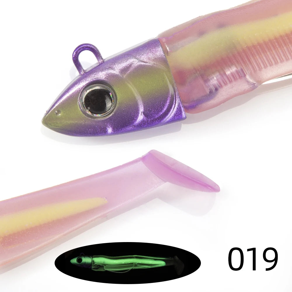Señuelo de pesca de silicona suave Hunthouse Barre T. Minnow 70/85/100/110/125/135/155mm para lubina y lucio LW216