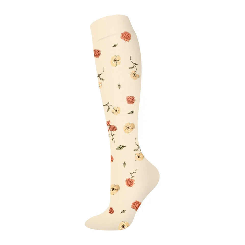 Nuevos calcetines de compresión deportivos para venas varicosas, calcetines médicos de nailon para enfermería, aptos para correr, saltar, antifatiga