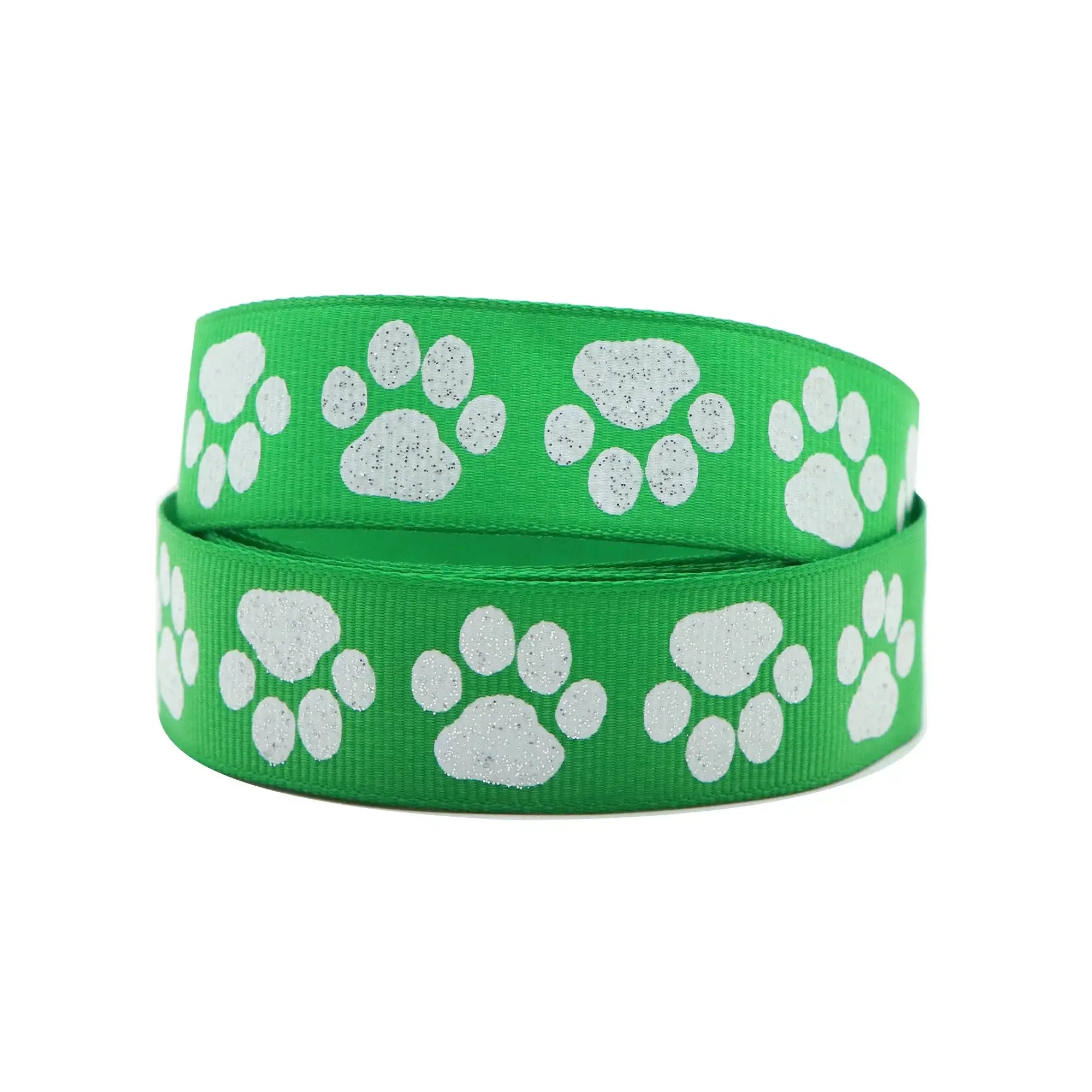 Cinta de grogrén con estampado de perro para envolver regalos, lazo de pelo DIY, Material de costura artística para mascotas, 5 yardas, 5Yc10009