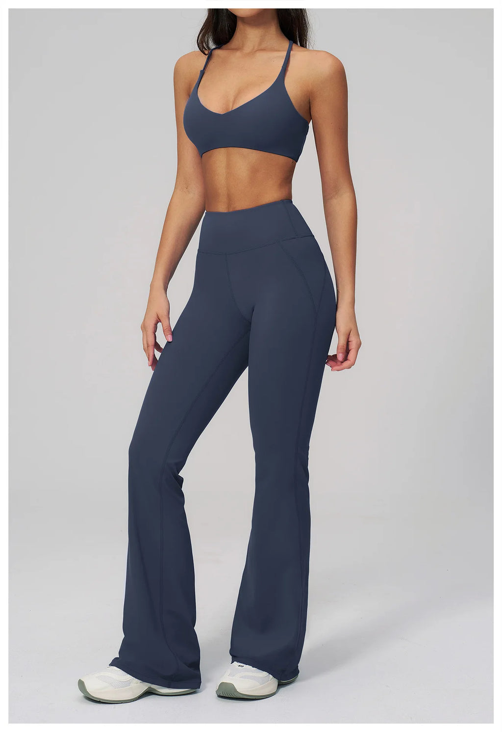 Conjunto de Yoga para Mujer, Ropa Deportiva, Conjunto de Gimnasio y Fitness, 2 Piezas, Leggings para Correr, Sujetador Deportivo Transpirable, Ropa Deportiva Femenina