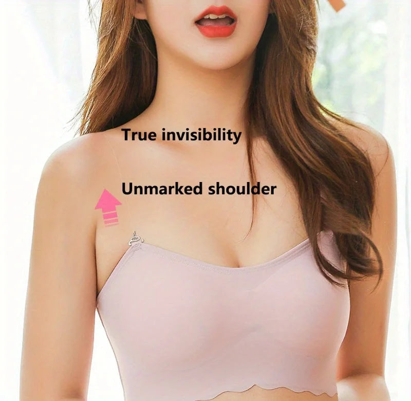 Tirantes Transparentes para Ropa Interior Femenina, Ajustables, Antideslizantes, Sin Costuras, para Sujetador