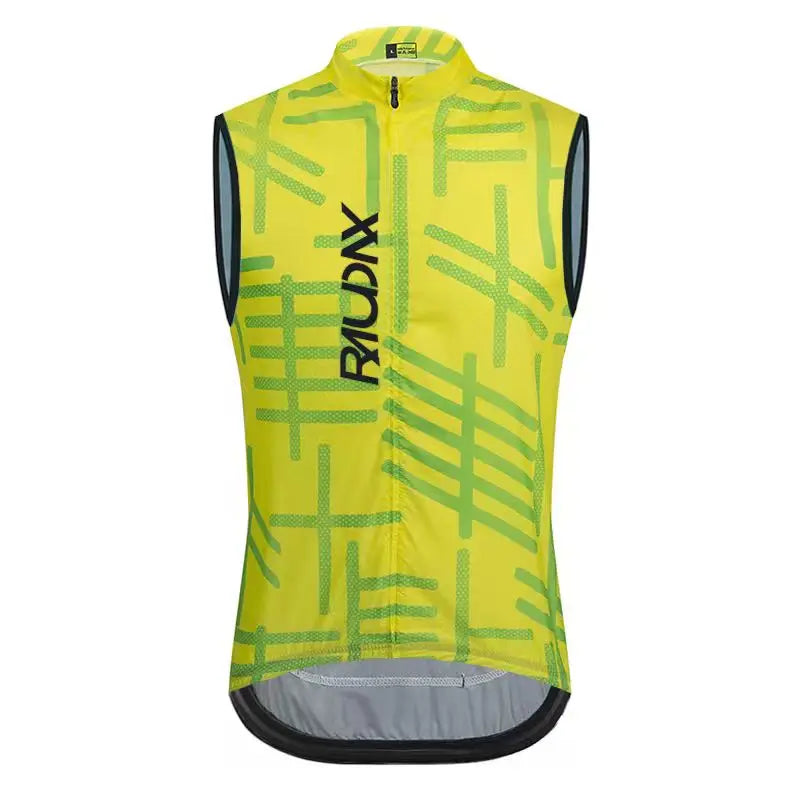 Raudax Chaleco de motocicleta ligero a prueba de viento Chaleco de ciclismo de verano sin mangas Equipo de ciclismo de montaña Sudadera para deportes Fitness