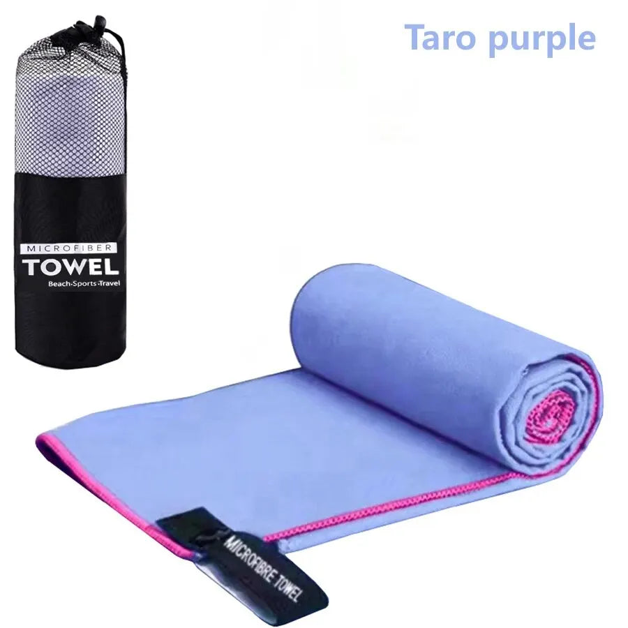 Toalla deportiva de secado rápido, Toalla de microfibra para correr, Yoga, gimnasio, Fitness, baloncesto, acampar al aire libre, senderismo, playa, 40x80/76x152cm