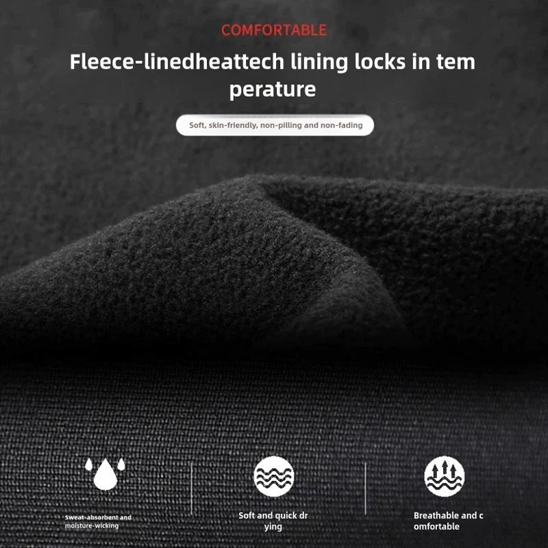 Camisetas interiores para hombre, ropa interior térmica de invierno para hombre, forro polar fino, compresión elástica, Fitness para deportes de invierno, ropa de primera capa