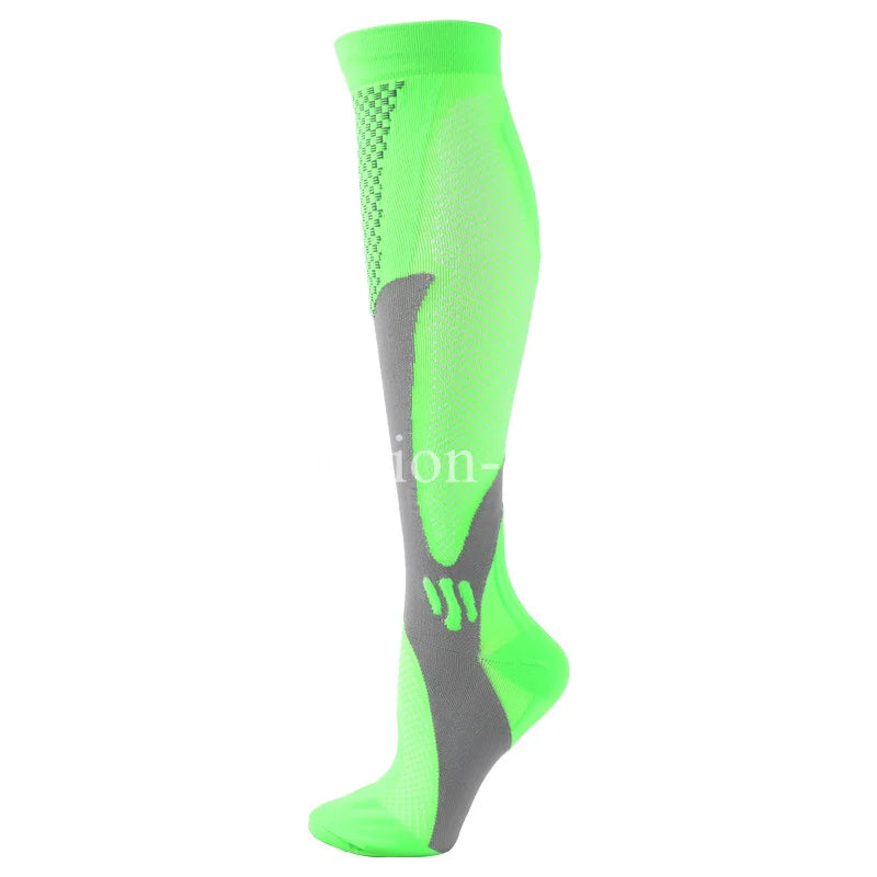 1 par de calcetines de compresión calcetines deportivos medias de enfermería médica previenen las venas varicosas calcetines embarazo enfermería atlético fútbol SOX