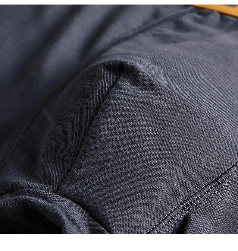 4 unids/lote de calzoncillos Para Hombre, ropa interior Para Hombre, pantalones cortos sexis, bragas Para Hombre, calzoncillos elásticos transpirables Para Hombres de gran tamaño