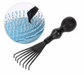 Cepillo para el cabello, cepillo para el cabello exfoliante, cerdas, peine para el cabello rizado húmedo para mujer, herramienta de peinado para salón, especial para pelucas de cabello Real