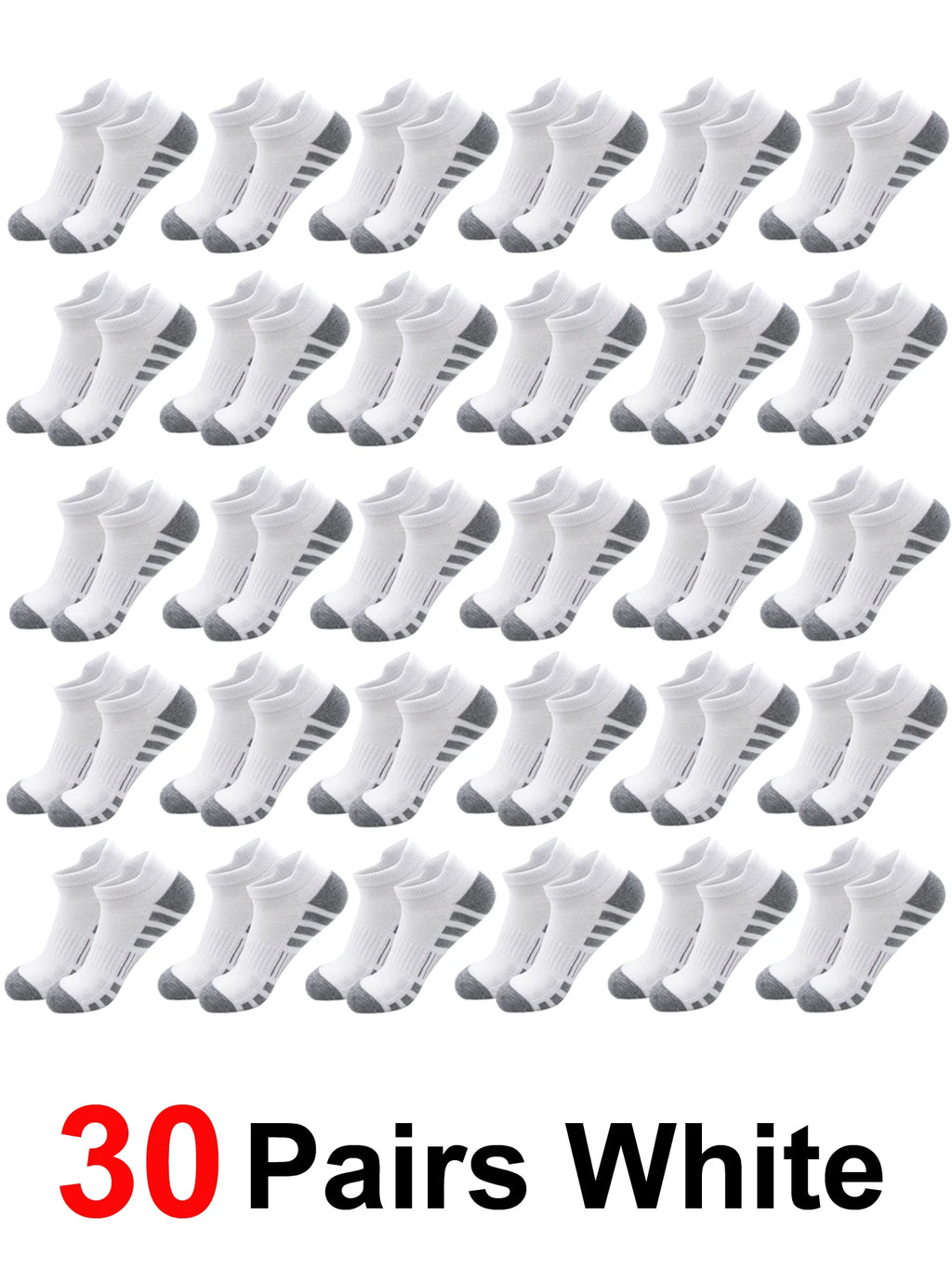 6/24 pares de calcetines deportivos tobilleros para correr, calcetines deportivos acolchados y transpirables de corte bajo para hombres y mujeres