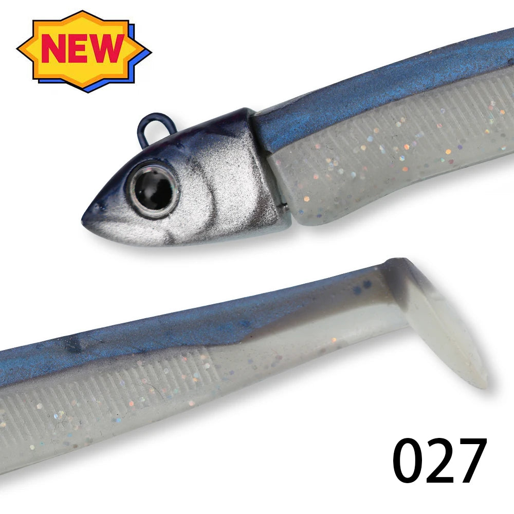 Señuelo de pesca de silicona suave Hunthouse Barre T. Minnow 70/85/100/110/125/135/155mm para lubina y lucio LW216
