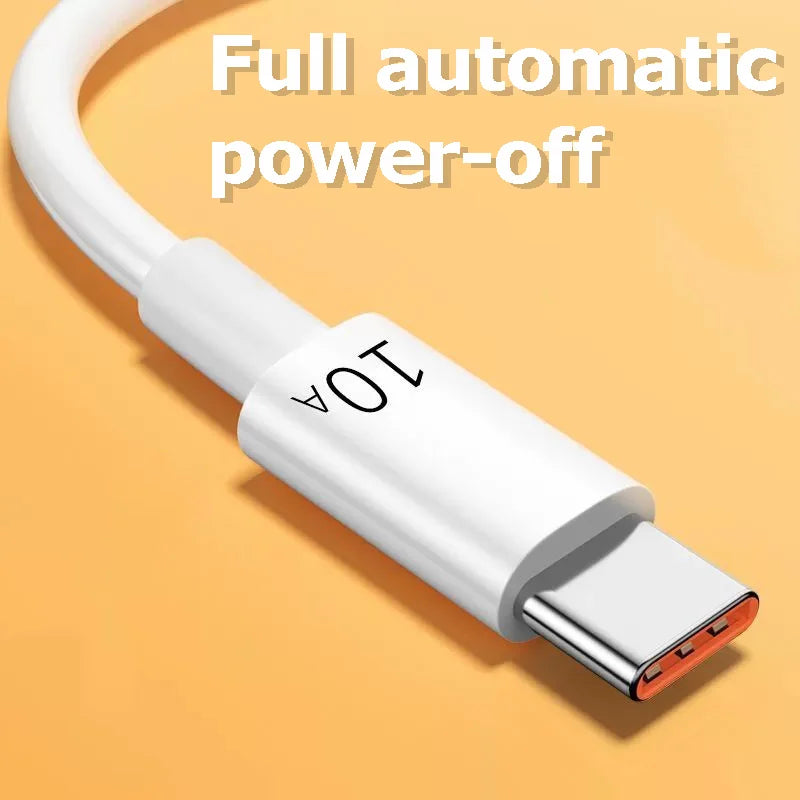 Cable Android 120W 10A USB a tipo C Cable de carga súper rápido para Huawei P40 Honor Cable de datos para Xiaomi Redmi 0,3/1M/1,5 M/2M