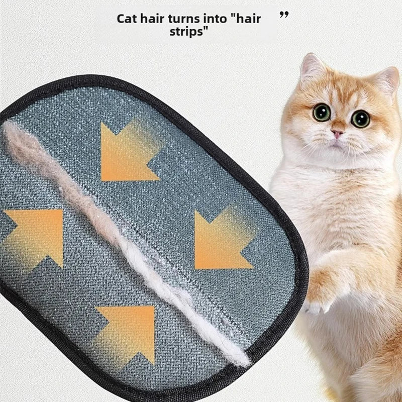 Guantes para quitar pelo de mascotas, cepillo para pelo de gato y perro, removedor de pelo, guantes adhesivos para alfombras y sofás, cepillo de limpieza