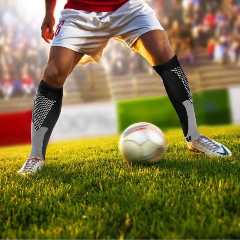 1 par de calcetines de compresión calcetines deportivos medias de enfermería médica previenen las venas varicosas calcetines embarazo enfermería atlético fútbol SOX