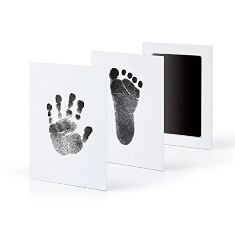 Kit de Almohadillas de Tinta sin Contacto para Huellas de Bebés y Mascotas, Seguro y No Tóxico, para Recién Nacidos de 0 a 10 Meses, Recuerdo de Huellas de Perros
