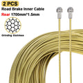 Cables de freno de palanca de cambios de bicicleta HEPPE, Cable de cambio de cambio delantero y trasero para bicicleta de montaña y carretera, juego de cables de acero inoxidable
