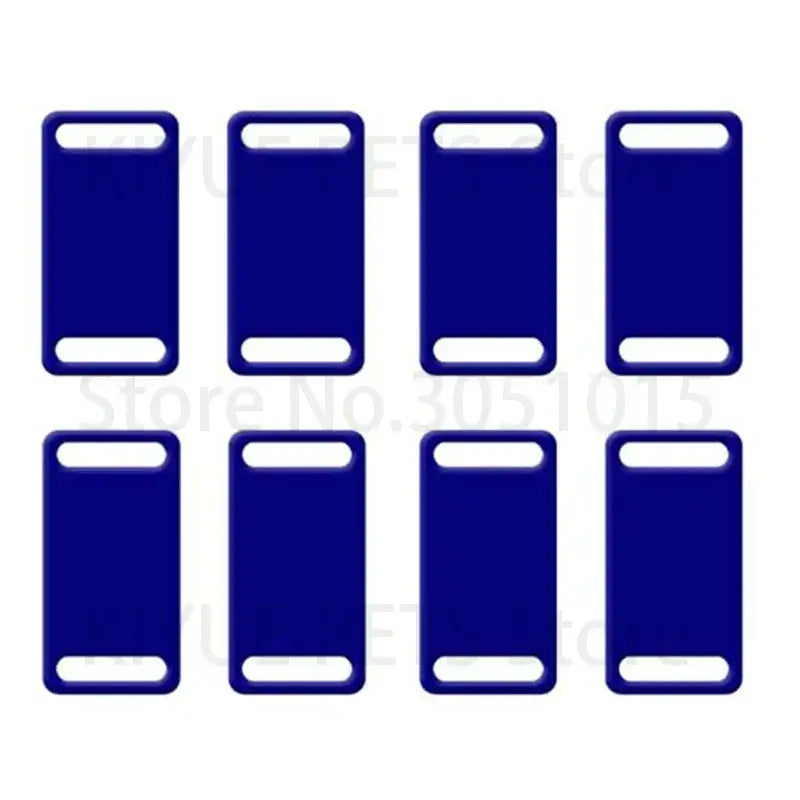 Etiquetas de identificación de aluminio para mascotas, placa de identificación grabada personalizada para perros, accesorios para Collar, 100 Uds., venta al por mayor.
