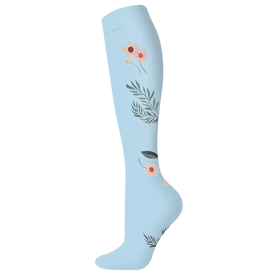 Nuevos calcetines de compresión deportivos para venas varicosas, calcetines médicos de nailon para enfermería, aptos para correr, saltar, antifatiga